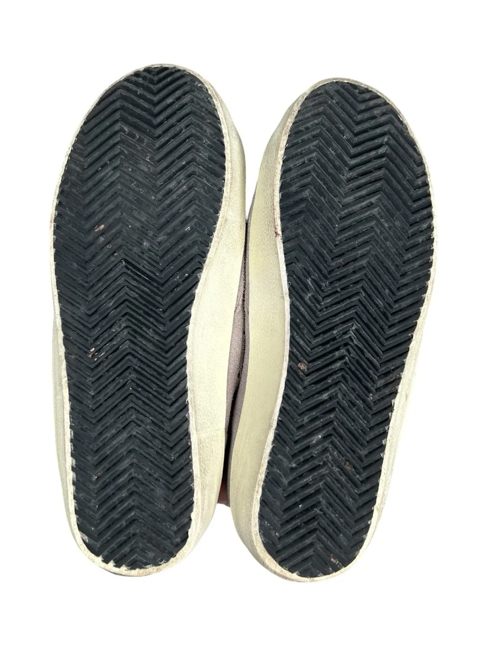 Golden Goose Superstar Taupe Suede White Star Sneakers EU 37